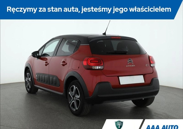 Citroen C3 cena 53000 przebieg: 49793, rok produkcji 2018 z Pruszków małe 172